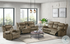 Sorrento Brown Glider Recliner