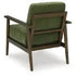 Bixler Showood Olive Accent Chair