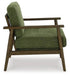 Bixler Showood Olive Accent Chair