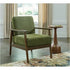 Bixler Showood Olive Accent Chair