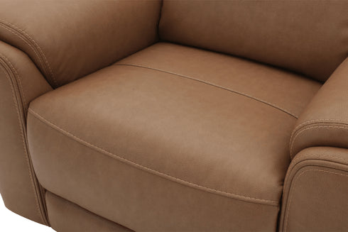 Imelda Cashew Power Zero Gravity Recliner with Heat & Massage - WCC Furniture & Mattress Center Lafayette & Lake Charles
