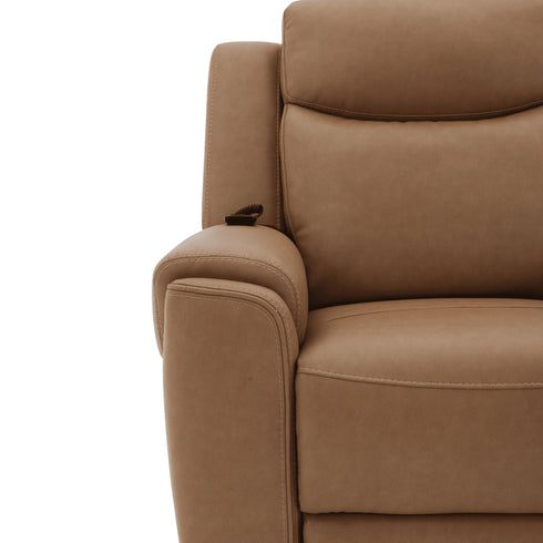Imelda Cashew Power Zero Gravity Recliner with Heat & Massage - WCC Furniture & Mattress Center Lafayette & Lake Charles