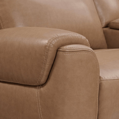 Imelda Cashew Power Zero Gravity Recliner with Heat & Massage - WCC Furniture & Mattress Center Lafayette & Lake Charles