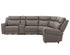 Imelda Dark Granite 6 Piece Power Reclining Sectional - WCC Furniture & Mattress Center Lafayette & Lake Charles