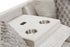 Irving Cream Sofa w/ Drop Down Table - WCC Furniture & Mattress Center Lafayette & Lake Charles
