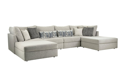 Jameson Ecru Double Chaise Sectional - WCC Furniture & Mattress Center Lafayette & Lake Charles