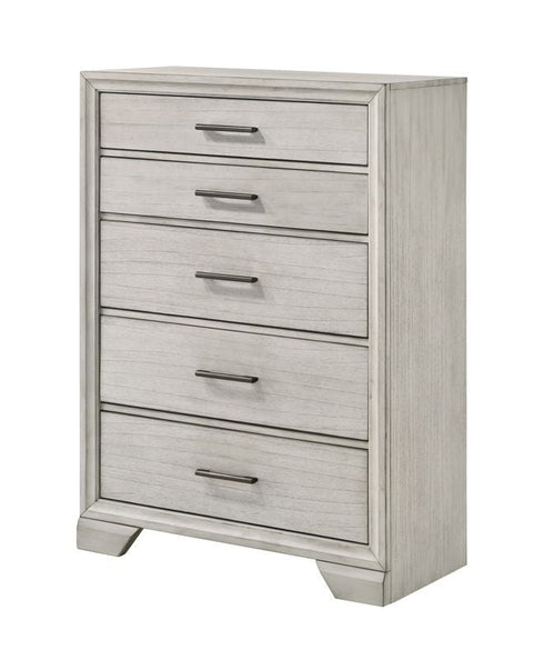 Jaymes White Mist Chest - WCC Furniture & Mattress Center Lafayette & Lake Charles