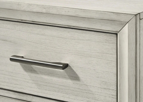 Jaymes White Mist Dresser & Mirror - WCC Furniture & Mattress Center Lafayette & Lake Charles