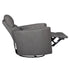 Jess Nickel Grey Manual Swivel Glider Recliner - WCC Furniture & Mattress Center Lafayette & Lake Charles