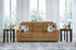 Kanlow Honey Reclining Sofa - WCC Furniture & Mattress Center Lafayette & Lake Charles