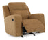 Kanlow Honey Rocker Recliner - WCC Furniture & Mattress Center Lafayette & Lake Charles