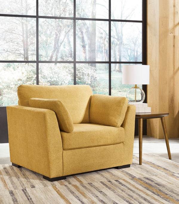 Keerwick Sunflower Chair and a Half - WCC Furniture & Mattress Center Lafayette & Lake Charles