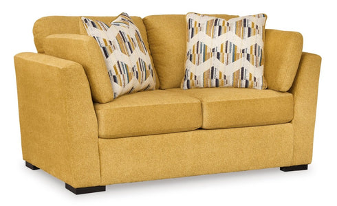Keerwick Sunflower Loveseat - WCC Furniture & Mattress Center Lafayette & Lake Charles
