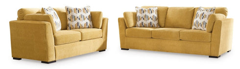 Keerwick Sunflower Sofa & Loveseat - WCC Furniture & Mattress Center Lafayette & Lake Charles