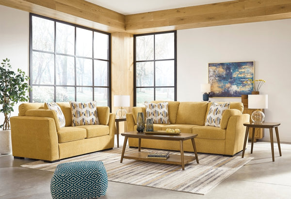 Keerwick Sunflower Sofa & Loveseat - WCC Furniture & Mattress Center Lafayette & Lake Charles