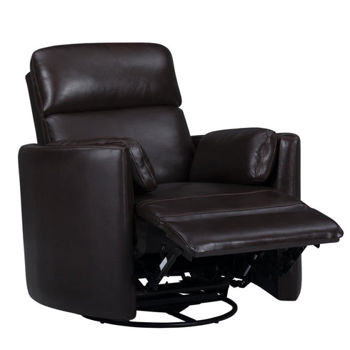 Kelli Hickory Brown Manual Swivel Glider Recliner - WCC Furniture & Mattress Center Lafayette & Lake Charles