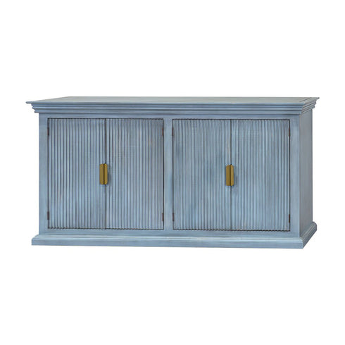 Kennedy Old Blue 4 Door Console - WCC Furniture & Mattress Center Lafayette & Lake Charles