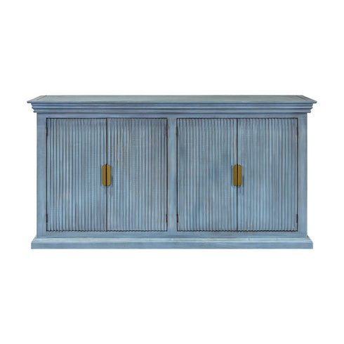 Kennedy Old Blue 4 Door Console - WCC Furniture & Mattress Center Lafayette & Lake Charles