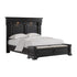 Kings Court Black Bed w/ Storage Bench - WCC Furniture & Mattress Center Lafayette & Lake Charles