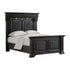 Kings Court Black Panel Bed - WCC Furniture & Mattress Center Lafayette & Lake Charles