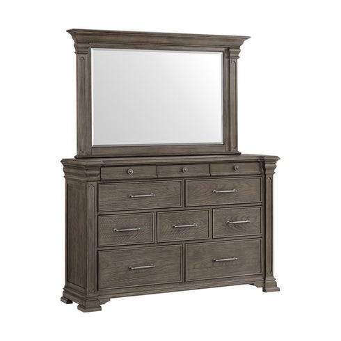 Kings Court Dresser & Mirror - WCC Furniture & Mattress Center Lafayette & Lake Charles