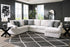 Koralynn Stone RAF Chaise Sectional - WCC Furniture & Mattress Center Lafayette & Lake Charles
