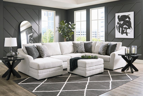 Koralynn Stone Sectional - WCC Furniture & Mattress Center Lafayette & Lake Charles