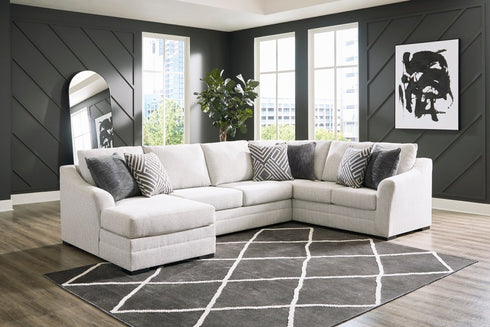 Koralynn Stone Sectional - WCC Furniture & Mattress Center Lafayette & Lake Charles
