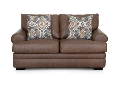 Langston Brown Loveseat - WCC Furniture & Mattress Center Lafayette & Lake Charles