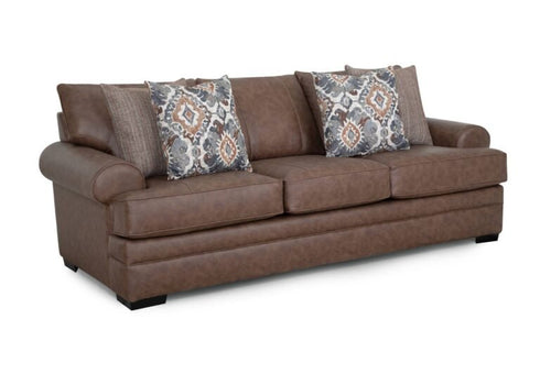 Langston Brown Sofa - WCC Furniture & Mattress Center Lafayette & Lake Charles
