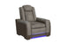 Lantana Rocky Grey/Brown Power Recliner w/ Power Headrest - WCC Furniture & Mattress Center Lafayette & Lake Charles