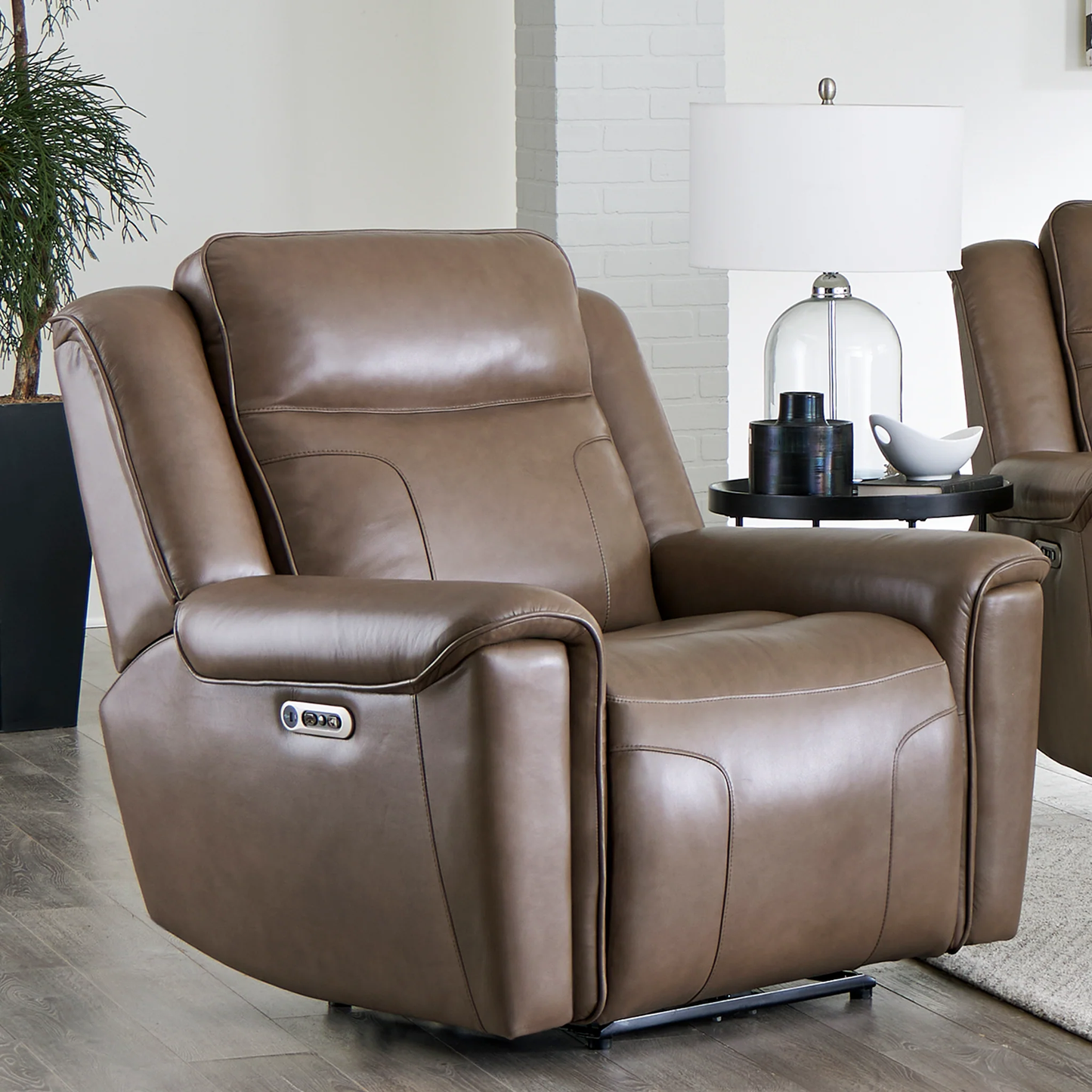 Atlantis Smooth Latte Zero Gravity Power Recliner