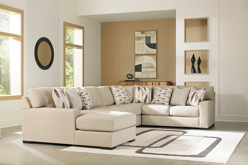 Laurelgrove LAF Chaise Pebble Sectional - WCC Furniture & Mattress Center Lafayette & Lake Charles
