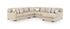 Laurelgrove RAF Chaise Pebble Sectional - WCC Furniture & Mattress Center Lafayette & Lake Charles