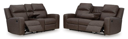 Lavenhorne Umber Reclining Sofa & Loveseat - WCC Furniture & Mattress Center Lafayette & Lake Charles