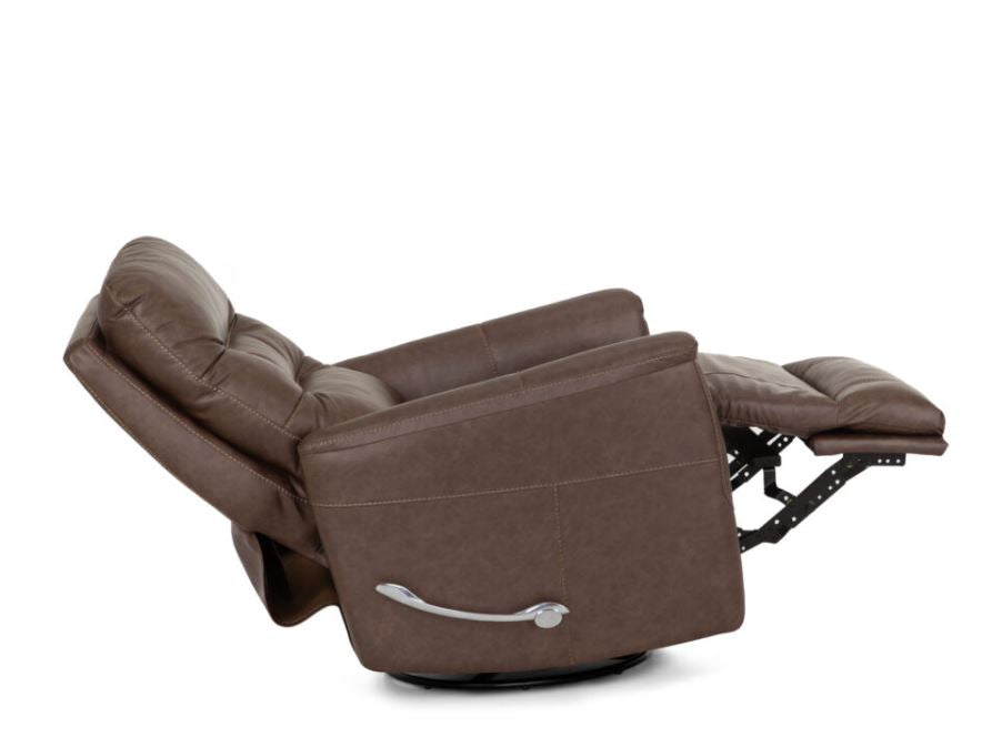 Leo Jester Taupe Swivel Glider Recliner