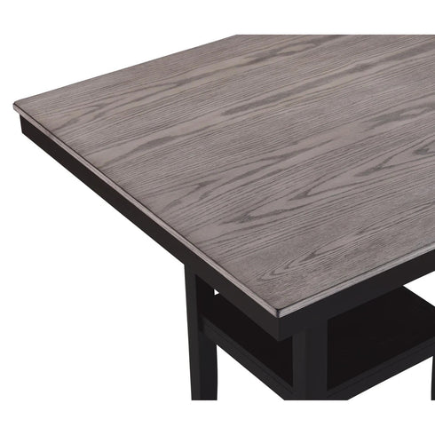 Lester 5 Piece Light Grey Counter Height Dining Table - WCC Furniture & Mattress Center Lafayette & Lake Charles