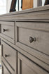 Lettner Light Gray Dresser & Mirror - WCC Furniture & Mattress Center Lafayette & Lake Charles