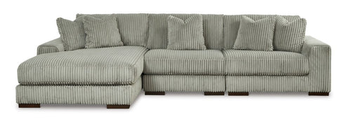 Lindyn Fog 3 - piece Sectional with LAF Chaise - WCC Furniture & Mattress Center Lafayette & Lake Charles