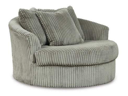 Lindyn Fog Swivel Chair - WCC Furniture & Mattress Center Lafayette & Lake Charles