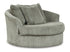 Lindyn Fog Swivel Chair - WCC Furniture & Mattress Center Lafayette & Lake Charles