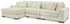 Lindyn Ivory 3 - piece Sectional with LAF Chaise - WCC Furniture & Mattress Center Lafayette & Lake Charles