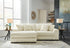Lindyn Ivory LAF Sofa Chaise - WCC Furniture & Mattress Center Lafayette & Lake Charles