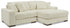 Lindyn Ivory RAF Sofa Chaise - WCC Furniture & Mattress Center Lafayette & Lake Charles