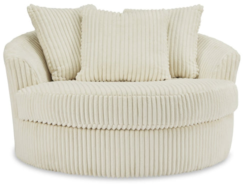 Lindyn Ivory Swivel Chair - WCC Furniture & Mattress Center Lafayette & Lake Charles