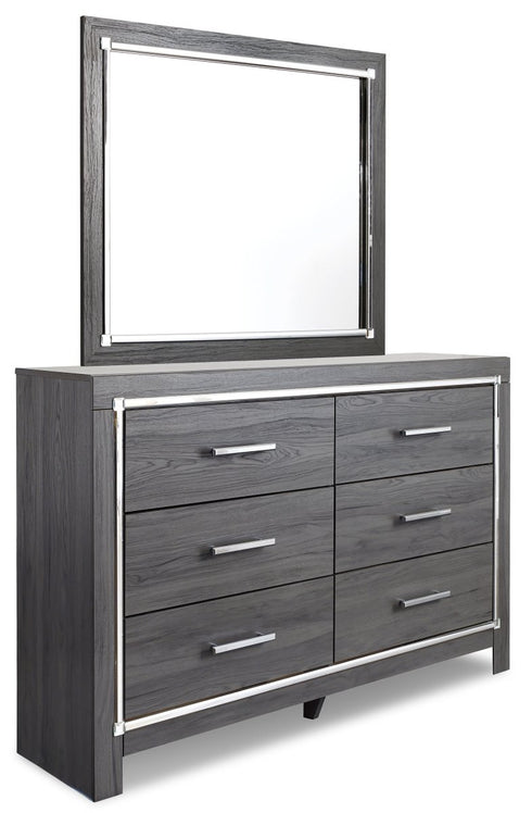 Lodanna Gray Dresser & Mirror - WCC Furniture & Mattress Center Lafayette & Lake Charles
