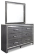 Lodanna Gray Dresser & Mirror - WCC Furniture & Mattress Center Lafayette & Lake Charles