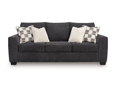 Loreo Ebony Sofa - WCC Furniture & Mattress Center Lafayette & Lake Charles