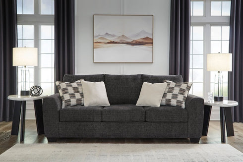 Loreo Ebony Sofa - WCC Furniture & Mattress Center Lafayette & Lake Charles