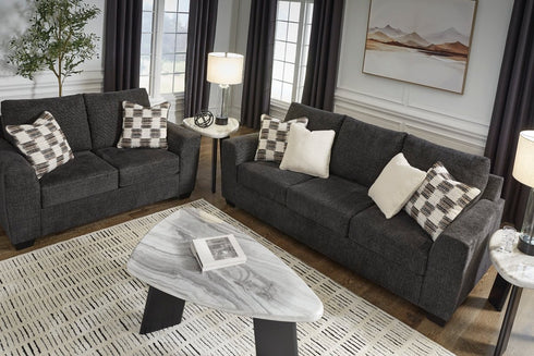 Loreo Ebony Sofa & Loveseat - WCC Furniture & Mattress Center Lafayette & Lake Charles